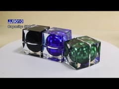 Профессиональная акриловая косметическая банка для хранения многогранная банка для красоты для экранопечатки и ухода за кожей