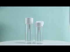 Бутылка для косметики ПЭТ 100 мл 120 мл 400 мл Бутылка для удаления макияжа с круглым плоским верхом