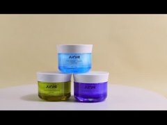 Печать Управление УФ-печать 50 мл двойной стены акриловой пластиковой банки для крема для очистки тела