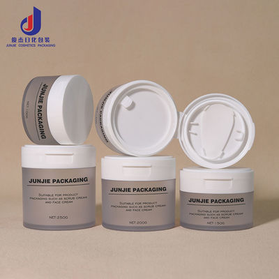 Пустая маска для глаз Бутылка с зажим Эко-дружественный 120 мл 150 г 250 г Круглый зажим Тонировщик хлопчатобумажная упаковка Контейнер косметической пластиковой банки