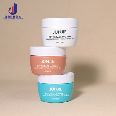 Роскошный 200г Крем упаковки банка с винтовой крышкой Большой вместимости тела Scrub Косметическая пластиковая бутылка для переработки