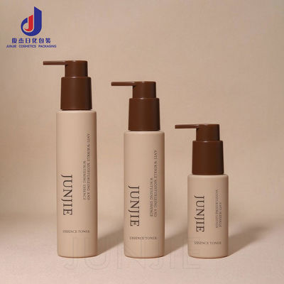 Премиум 60 мл 100 мл 120 мл Матовый Индивидуальный Пустой Круглый Роскошный Флакон для Ухода за Кожей, Маслом для Тела, Сывороткой для Лица, Помпой и Лосьоном с Упаковкой