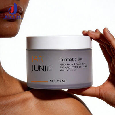 Экологичная упаковка для крема для лица, глаз, тела, кожи, банка 50г-250г, индивидуальная пустая матовая фиолетовая, синяя, розовая косметическая пластиковая банка для крема