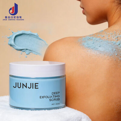 Пластиковая банка для скраба для тела методом литья под давлением с крышкой, широкогорлая, индивидуальная полипропиленовая бутылка для маски для лица, салон красоты, высокая емкость 80 г-300 г